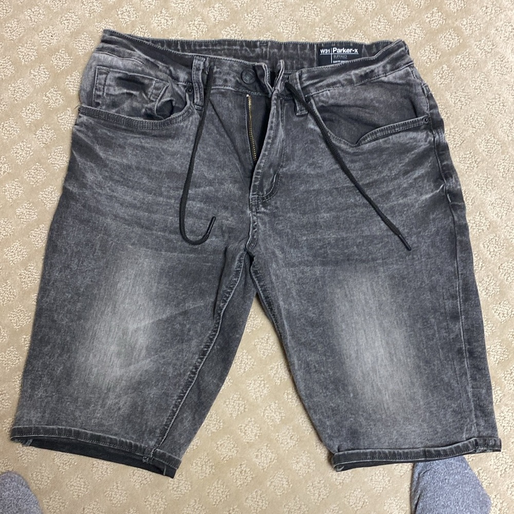 Buffalo men's denim shorts slim fit stretch W31